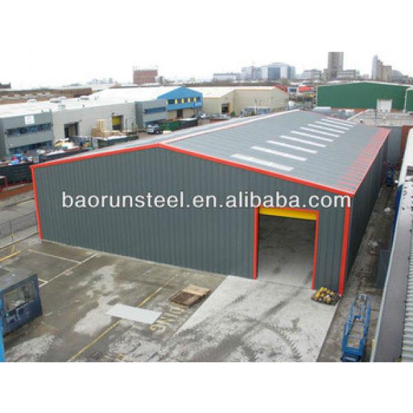 2015 china cheap prefabricted light steel structure warehouse workshop building #1 image