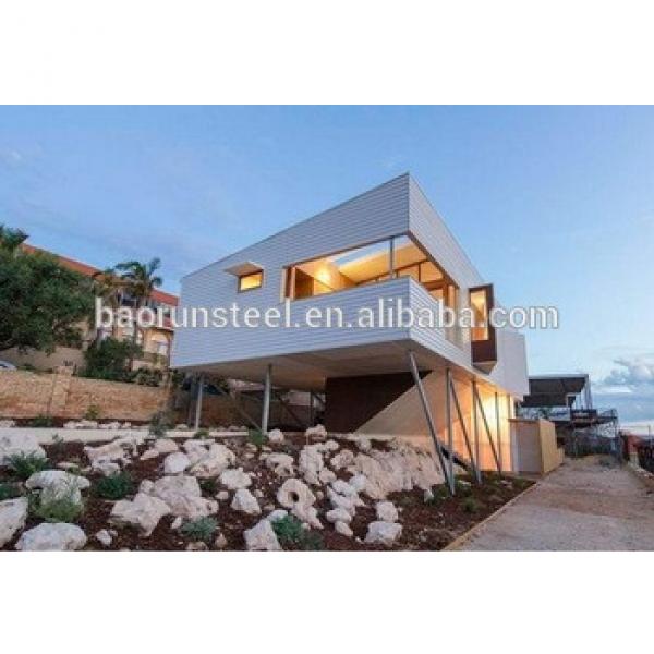 2015 Latest Design Modern Steel Structure Prefab Villa in Good Quality for Family #1 image