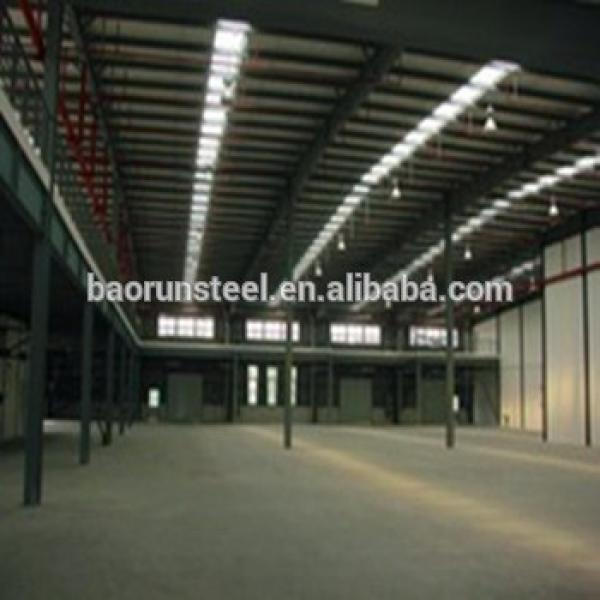 Prefab designed light industrial steel structure fabricated warehouse #1 image