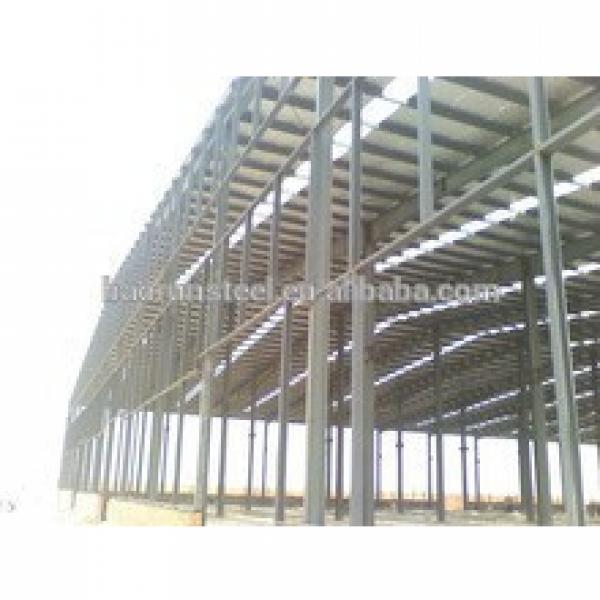 Portal frame heavy steel structure building with ISO certificated or CE standard #1 image