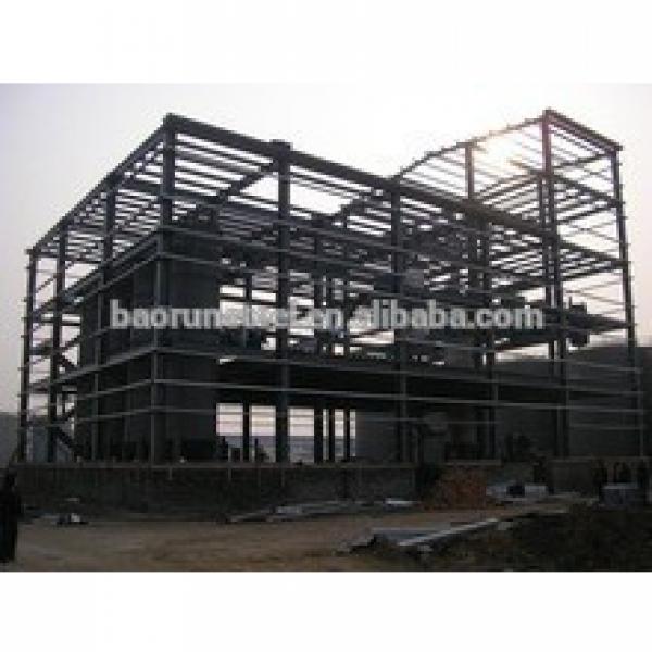 Cheap Chinese two story steel structure warehouse with EPS sandwich panels #1 image