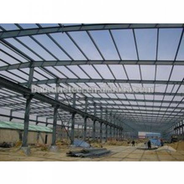 Prefabricated construction design heavy steel structure fabricated warehouse building use for factory shop store #1 image