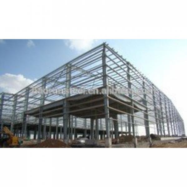 Steel structure frame warehouse prefabricated building hangar shed #1 image