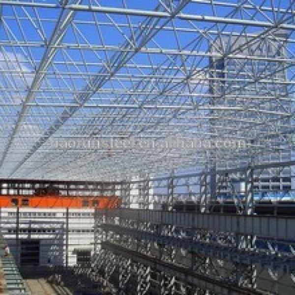Construction projects industrial shed designs prefabricated light steel structure #1 image