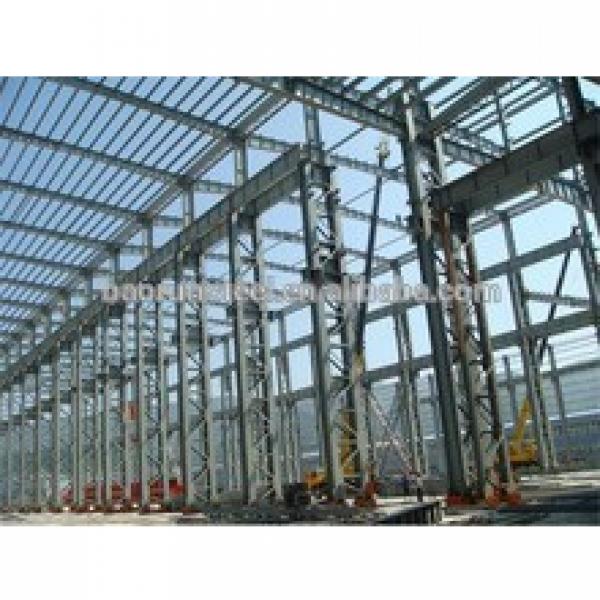 Steel structure with bracing systems steel structure warehouse with construction design #1 image