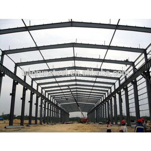 PU Sandwich panel wall cladding steel structure workshop /factory/warehouse #1 image