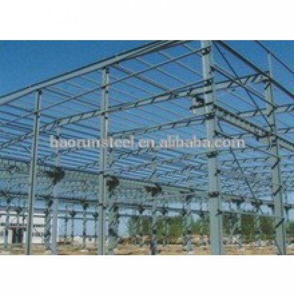China Low Cost Light Steel Structure Workshop For Havey Industrial Area #1 image