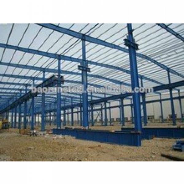 The cheapest prefabricated manufacture steel structure warehouse #1 image