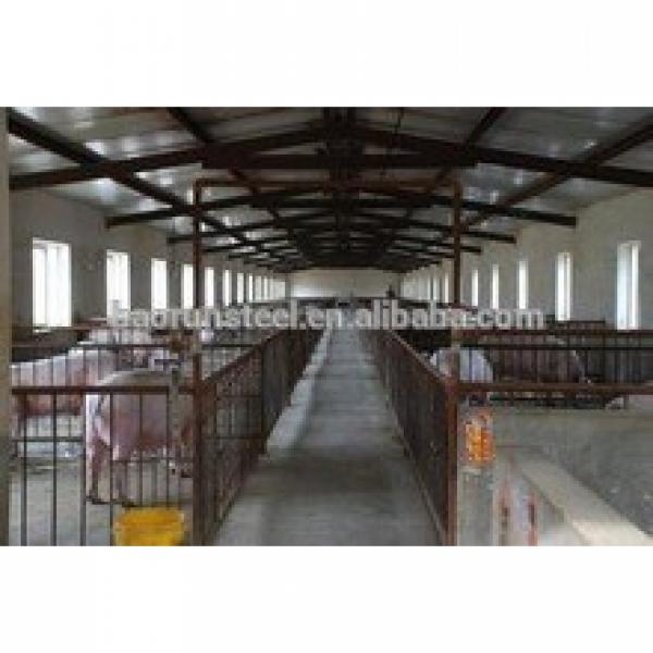 High qulity factory price low price steel structure warehouse for Pig farming #1 image