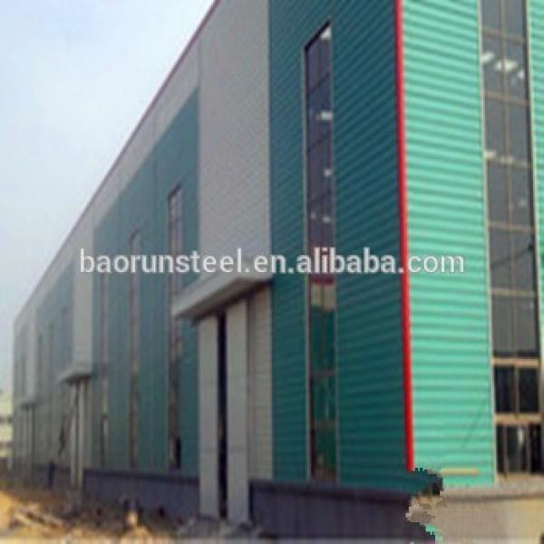 Prefabricated construction steel structure warehouse building for repair car #1 image
