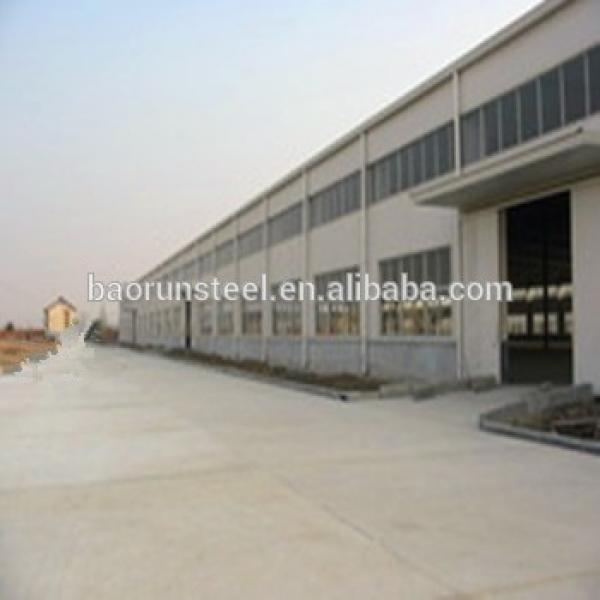Prefab steel structure warehouse /Q345B H profile steel structural warehouse #1 image