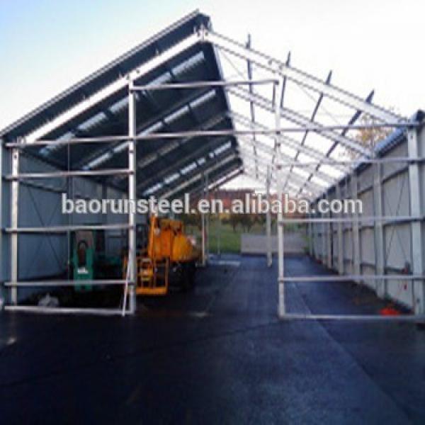 Export Prefab Space Frame Steel Structure Warehouse For Storage Wood #1 image