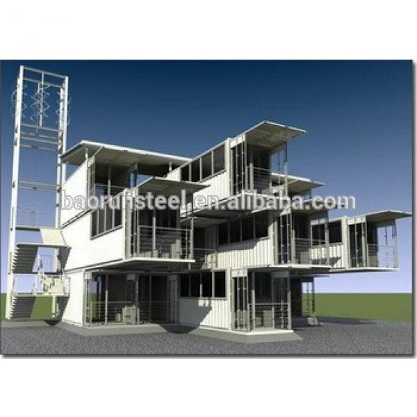 China made high quality modular house of container house #1 image
