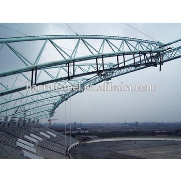 ISO&amp;CE wide span light frame steel structure building prefabricated house #1 image