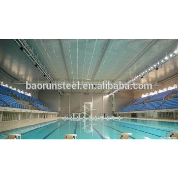 steel structure for swiming pool roof #1 image