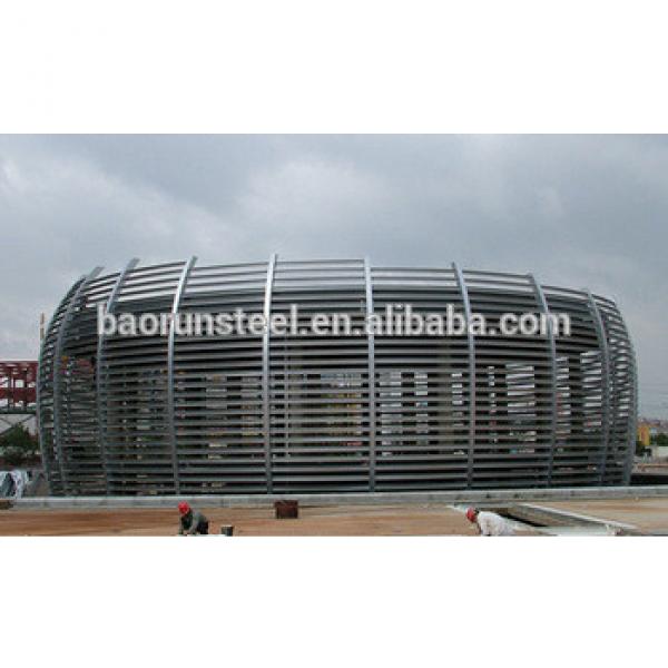 customized shopping Mall construction steel space truss structure #1 image