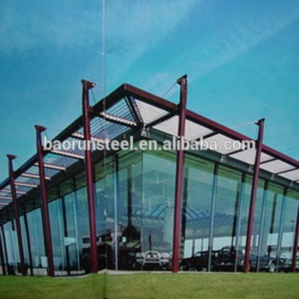 customized light steel structure metal structure building for auto showroom #1 image