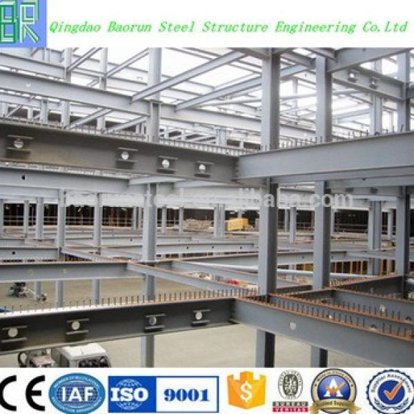 High Quality Prefab Two Story Steel Structure Warehouse #1 image