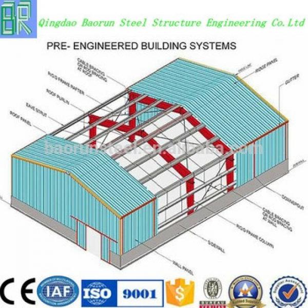 Prefabricated steel structure warehouse drawings for sale #1 image
