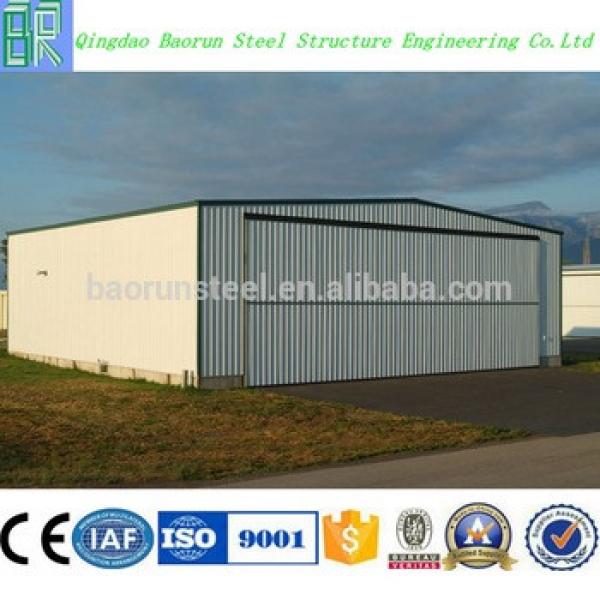 High quality steel frame structure prefabricated hangar #1 image