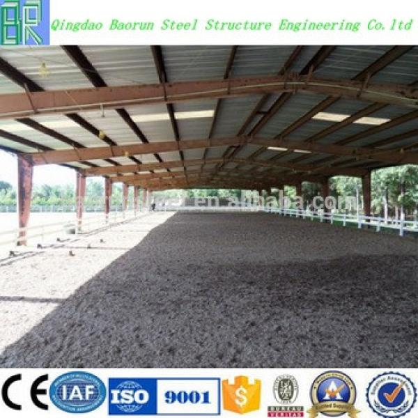 Steel structure prefabricated horse barn #1 image