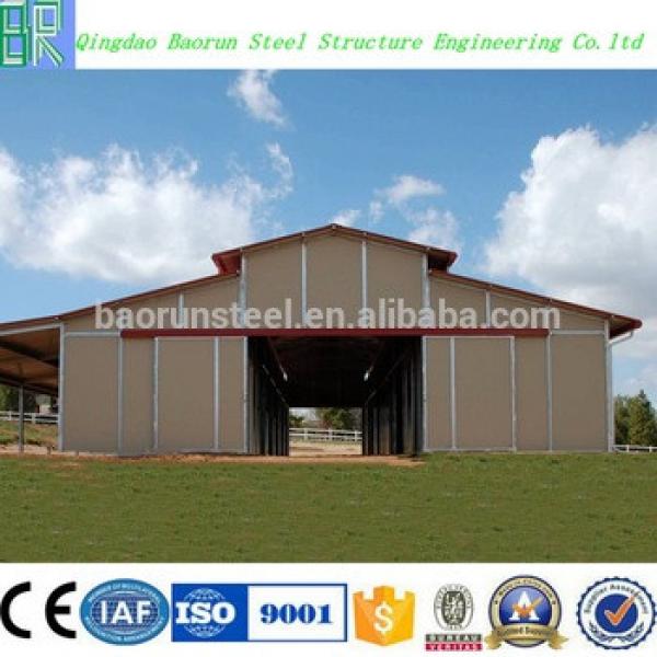 Steel frame Design Prefabricated horse barns #1 image