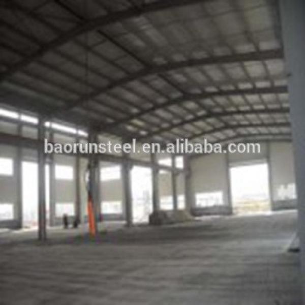 ISO &amp; CE wide span light frame steel structure building prefabricated steel hangar #1 image