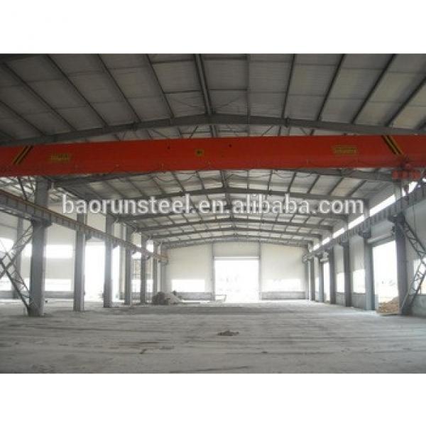 Steel Roof Structure Building Workshop With Overhead Crane #1 image