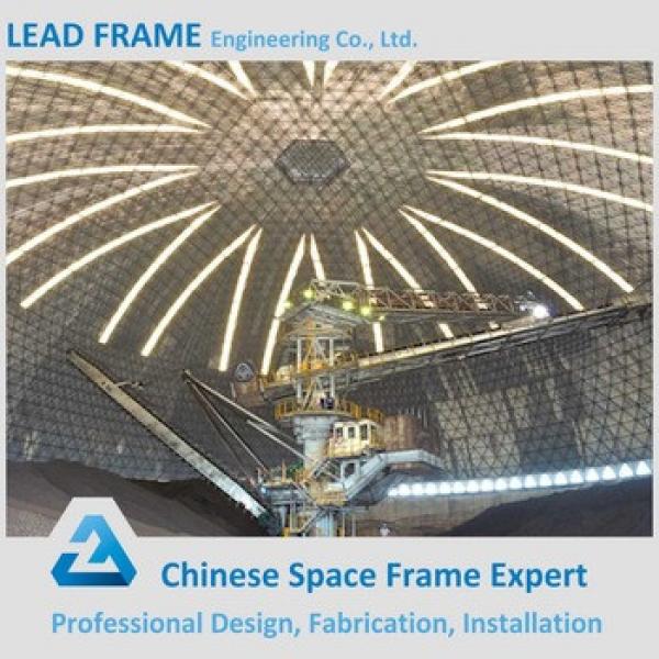 Economical space frame structure bulk storage for dome coal shed #1 image