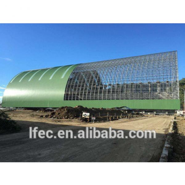 Customized Long Span Coal Storage Steel Frame Shed #1 image