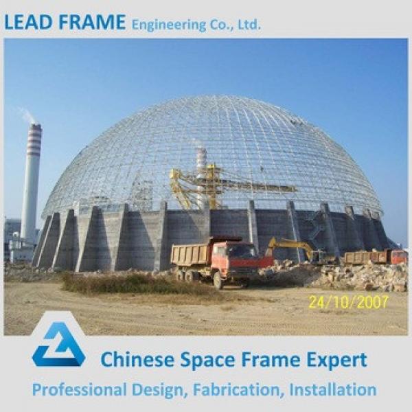 Fantastic excellent steel space frame for limestone storage domes #1 image