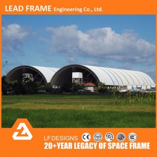 Customized Size Windproof Insulation Steel Space Frame Dry Coal Shed Building #1 image