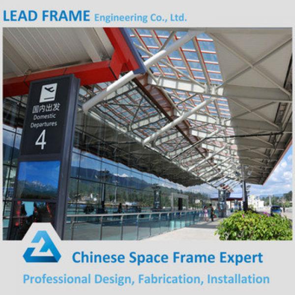 Customized space frame prefab steel roof trusses building #1 image