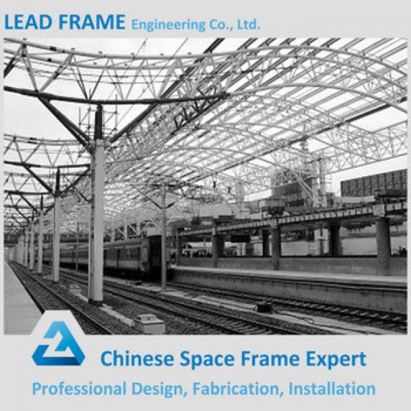 Lightweight steel canopy train station roof truss #1 image