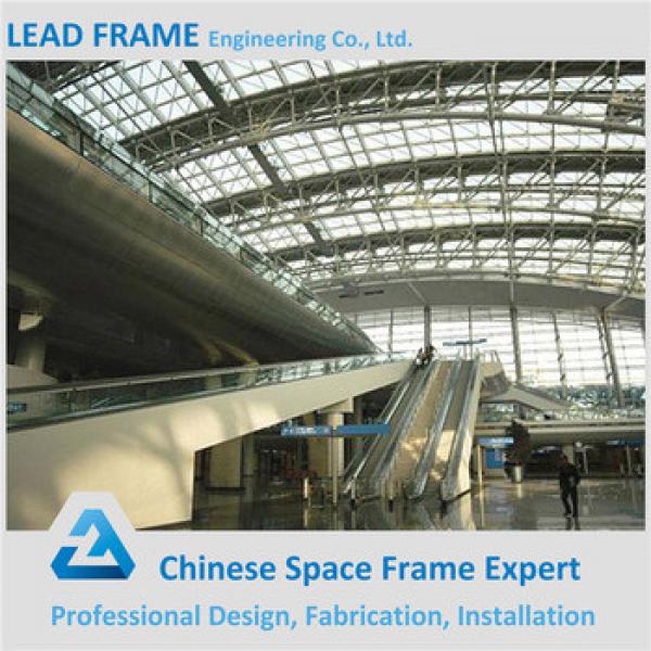 Galvanized steel structure space frame for train station #1 image