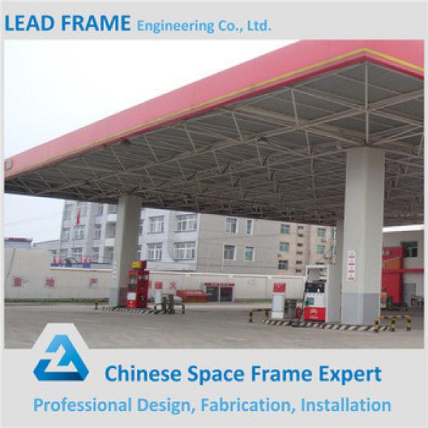 Light Prefab Space Grid Steel Frame Gas Filling Station With SGS Test #1 image