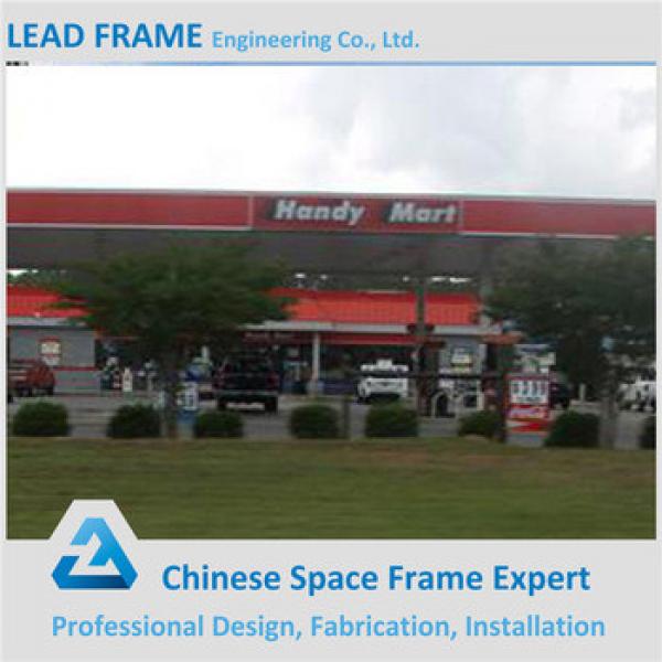 Light Frame Steel Structure Wind Resistant Gas Station Canopy #1 image