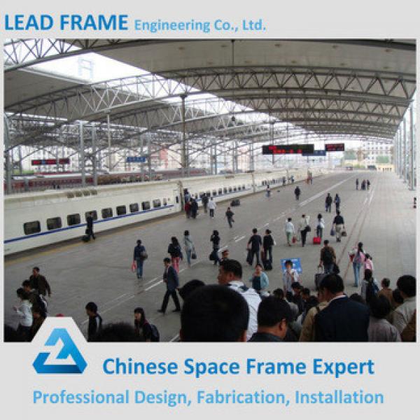Galvanized steel roof truss for train station #1 image