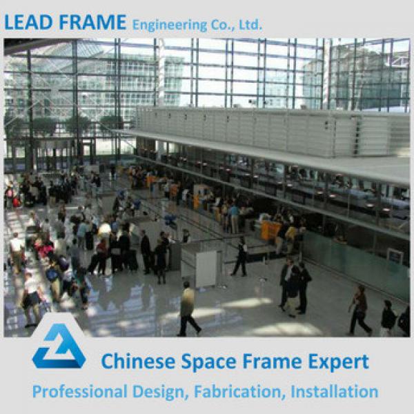 Customized Light Steel Truss Space Frame Waterproof Roofing Airport Terminal #1 image