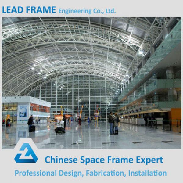 high standard design pre-engineering steel space frame prefab airport #1 image
