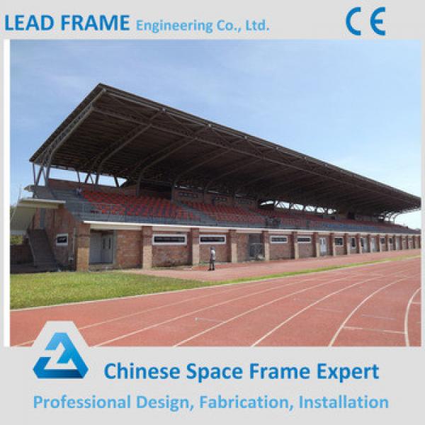 Prefab space truss roof stadium steel bleachers #1 image