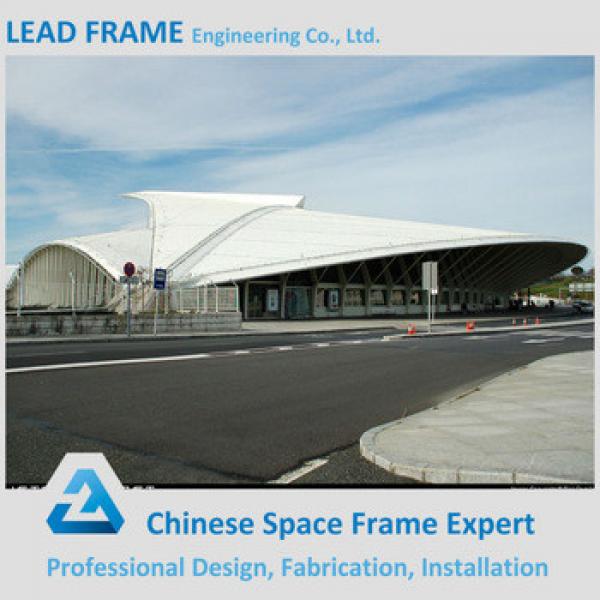 Arched prefabricated steel structure sport hall for building #1 image