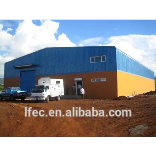 High Rise Long Span Light Type Steel Prefabricated Industrial Sheds #1 image