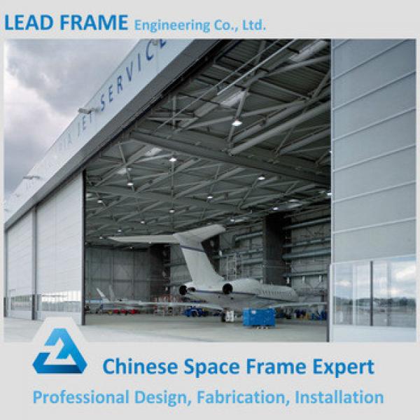 Low cost light steel space frame prefabricated aircraft hangar #1 image