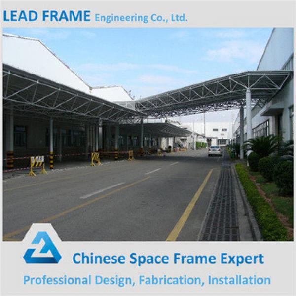 Gray Color Space Frame Prefabricated Steel Building #1 image