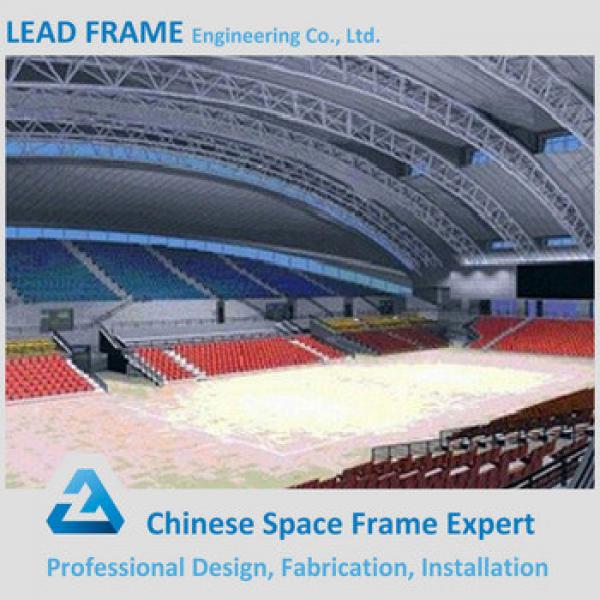 flexible design anti-seismic steel stadium roof #1 image