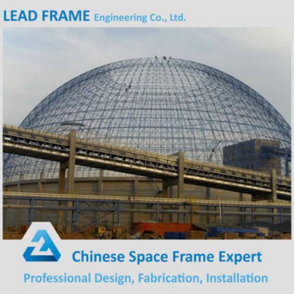 Anti-seismic Steel Structure Prefab Dome House for Coal Yard #1 image