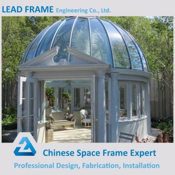 2017 Pre Engineering Curved Glass Roof Sunroom Made In China #1 image