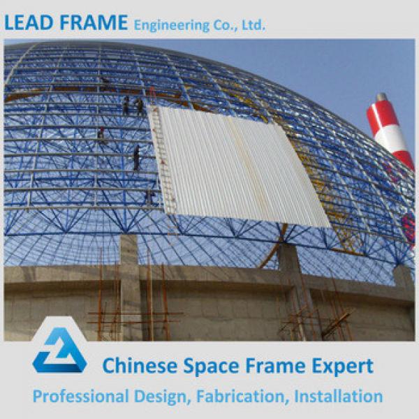 Prefab Wide Span Steel Space Frame Construction Storage Shed #1 image