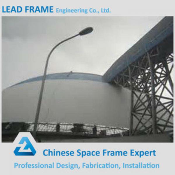 Pre fabricated steel structure dome coal storage roof #1 image